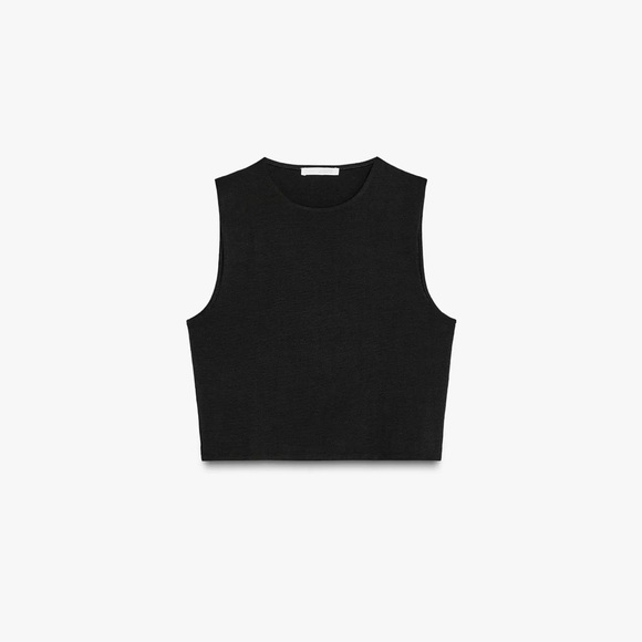 Zara Black Tank Top - Picture 1 of 1